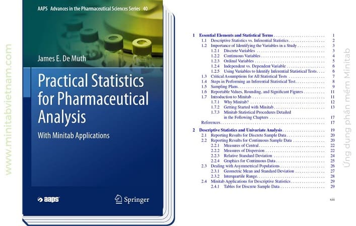 Practical Statistics for Pharmaceutical Analysis With Minitab Applications